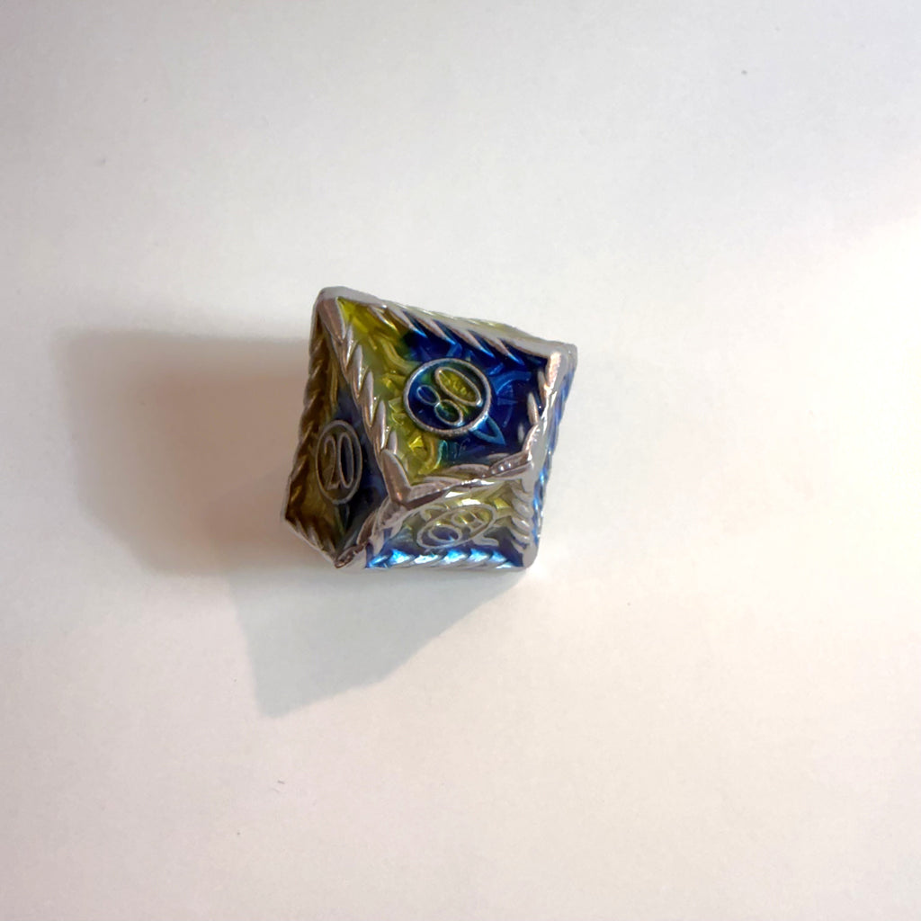 Sky Blessed Oath Solid Metal Dice Set