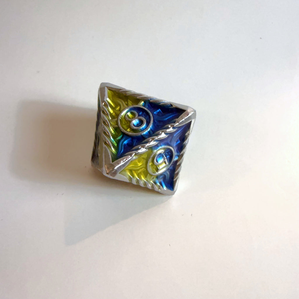 Sky Blessed Oath Solid Metal Dice Set