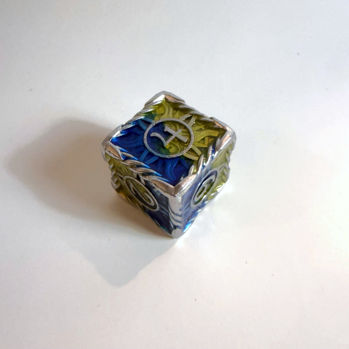 Sky Blessed Oath Solid Metal Dice Set