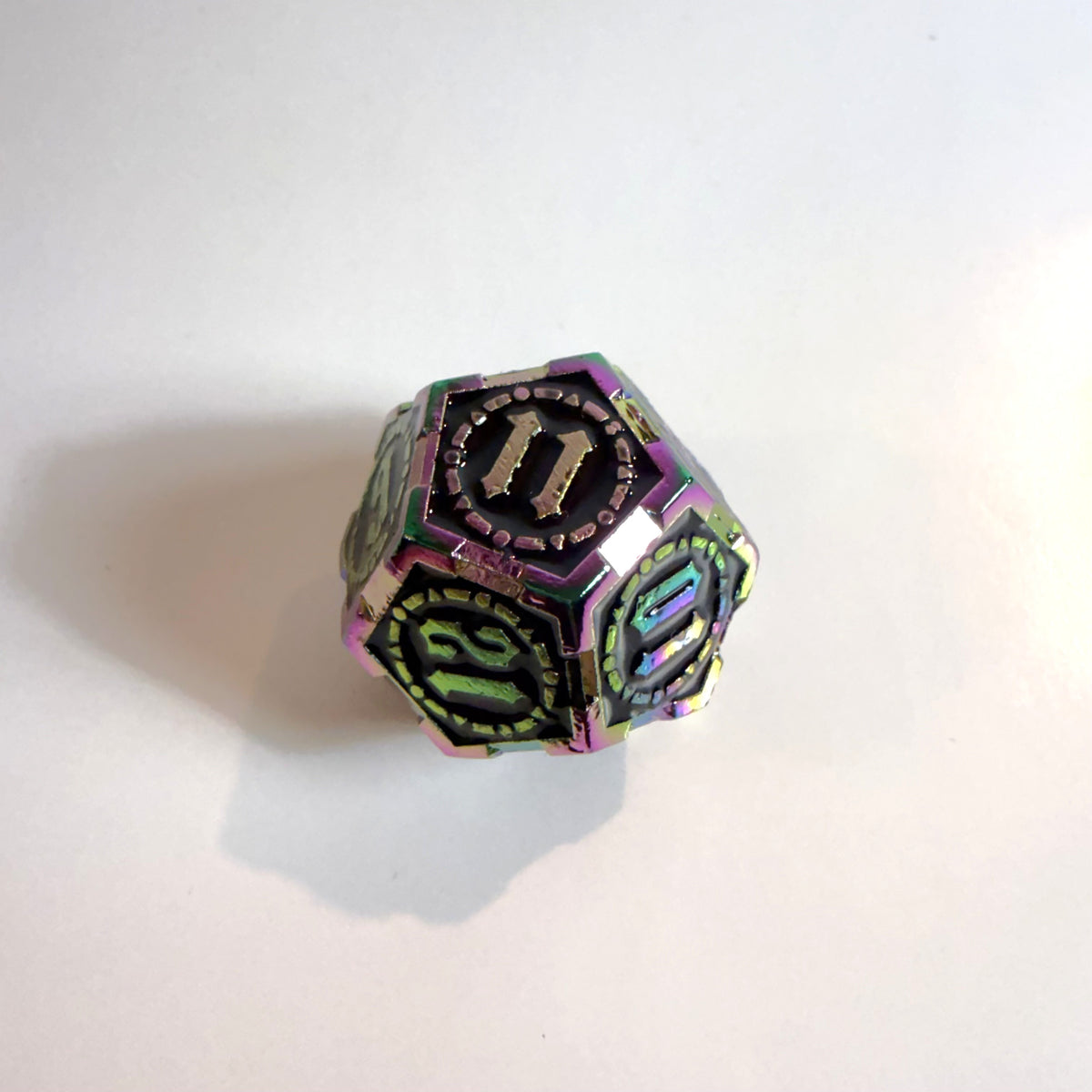 Chaotic Ritual Solid Metal Dice Set