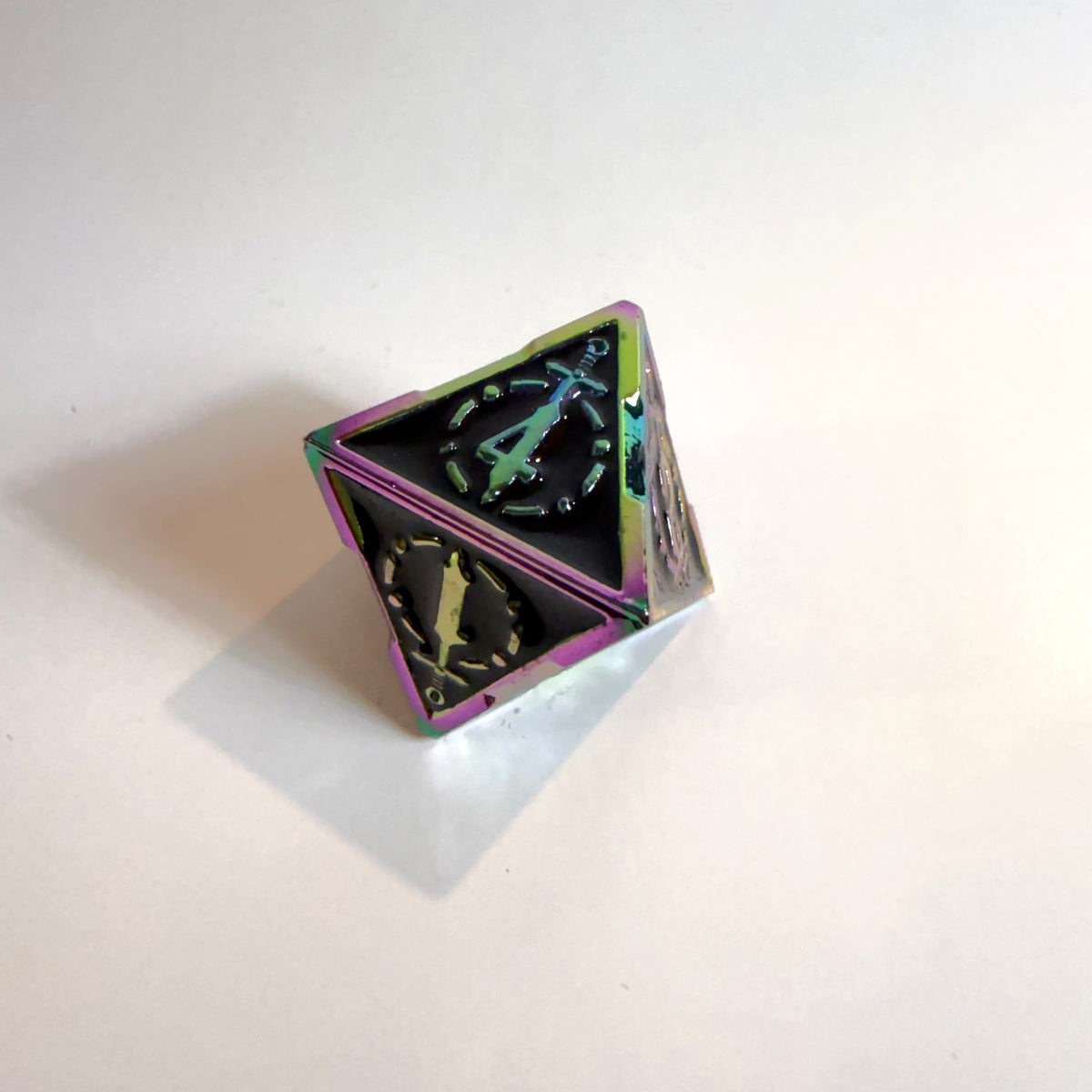 Chaotic Ritual Solid Metal Dice Set