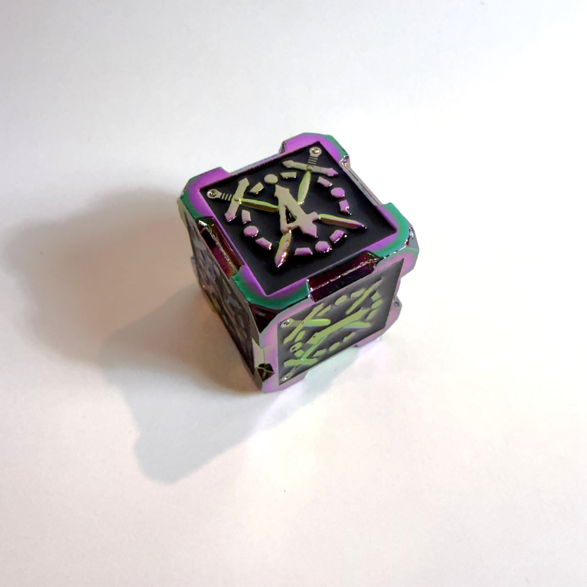 Chaotic Ritual Solid Metal Dice Set