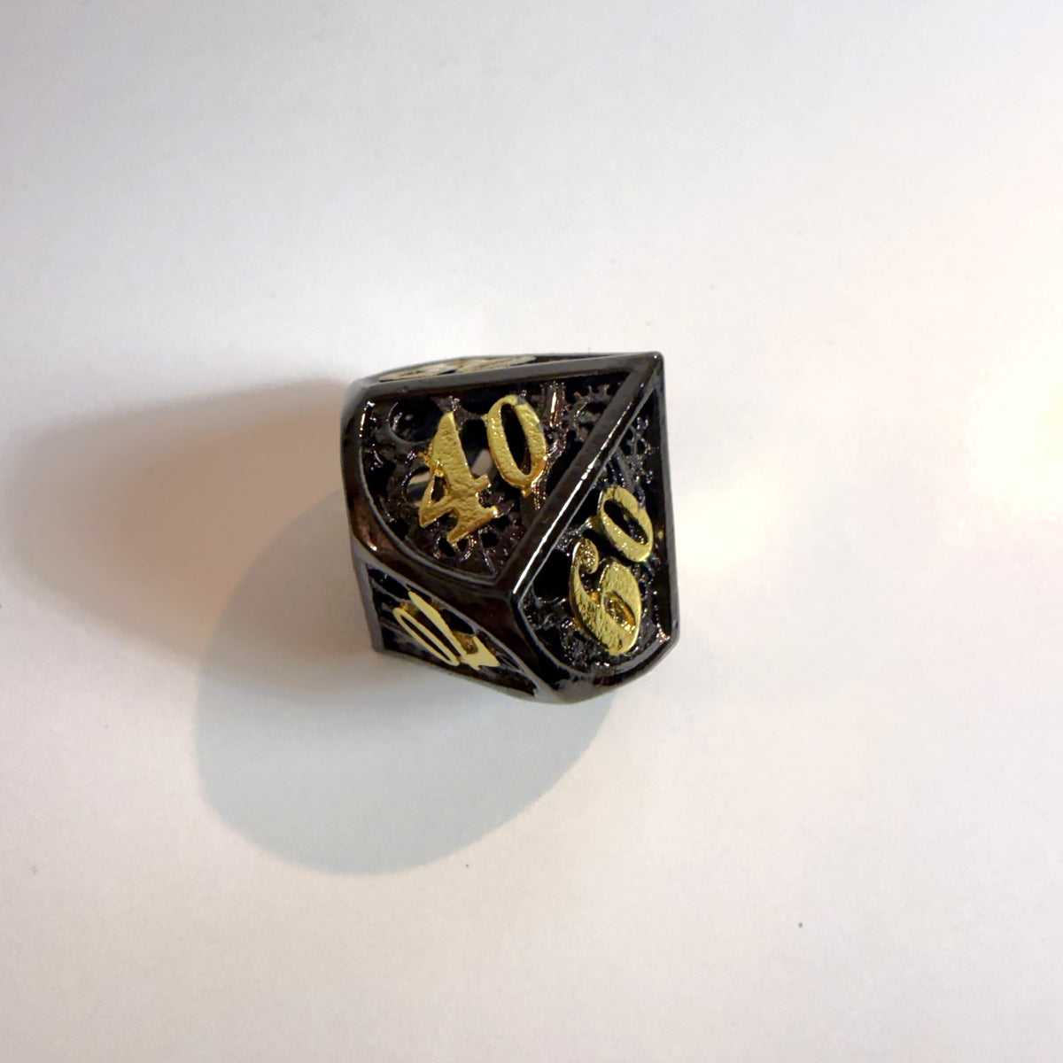 Clockwork Dominion Hollow Metal Dice Set