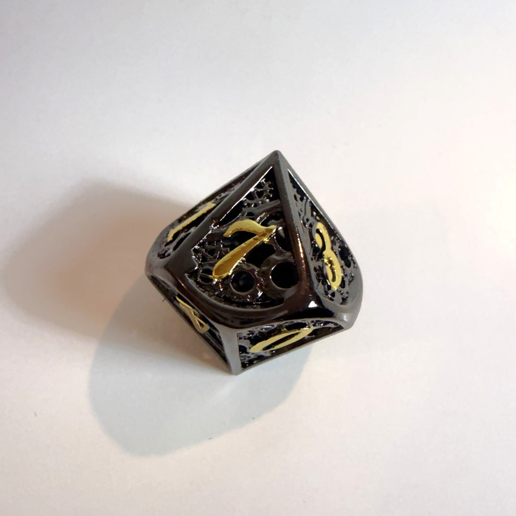 Clockwork Dominion Hollow Metal Dice Set