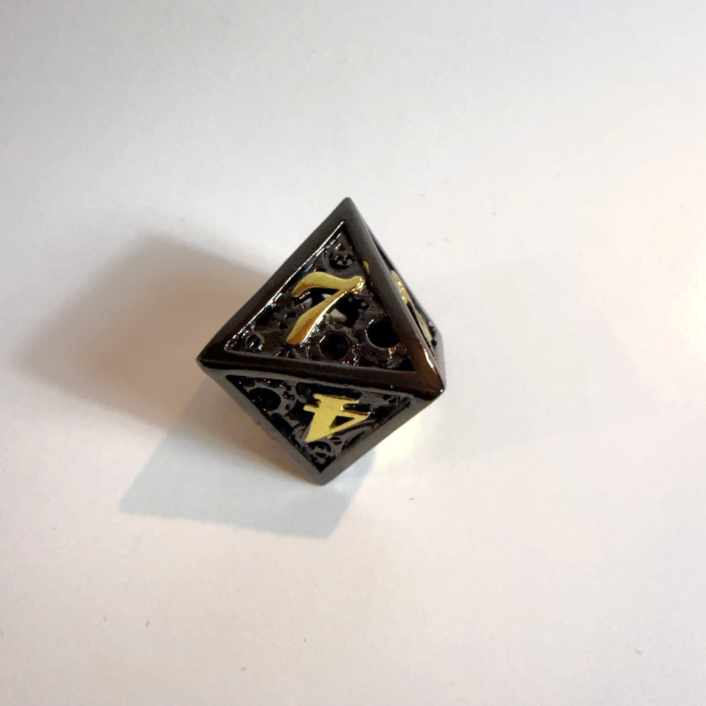 Clockwork Dominion Hollow Metal Dice Set
