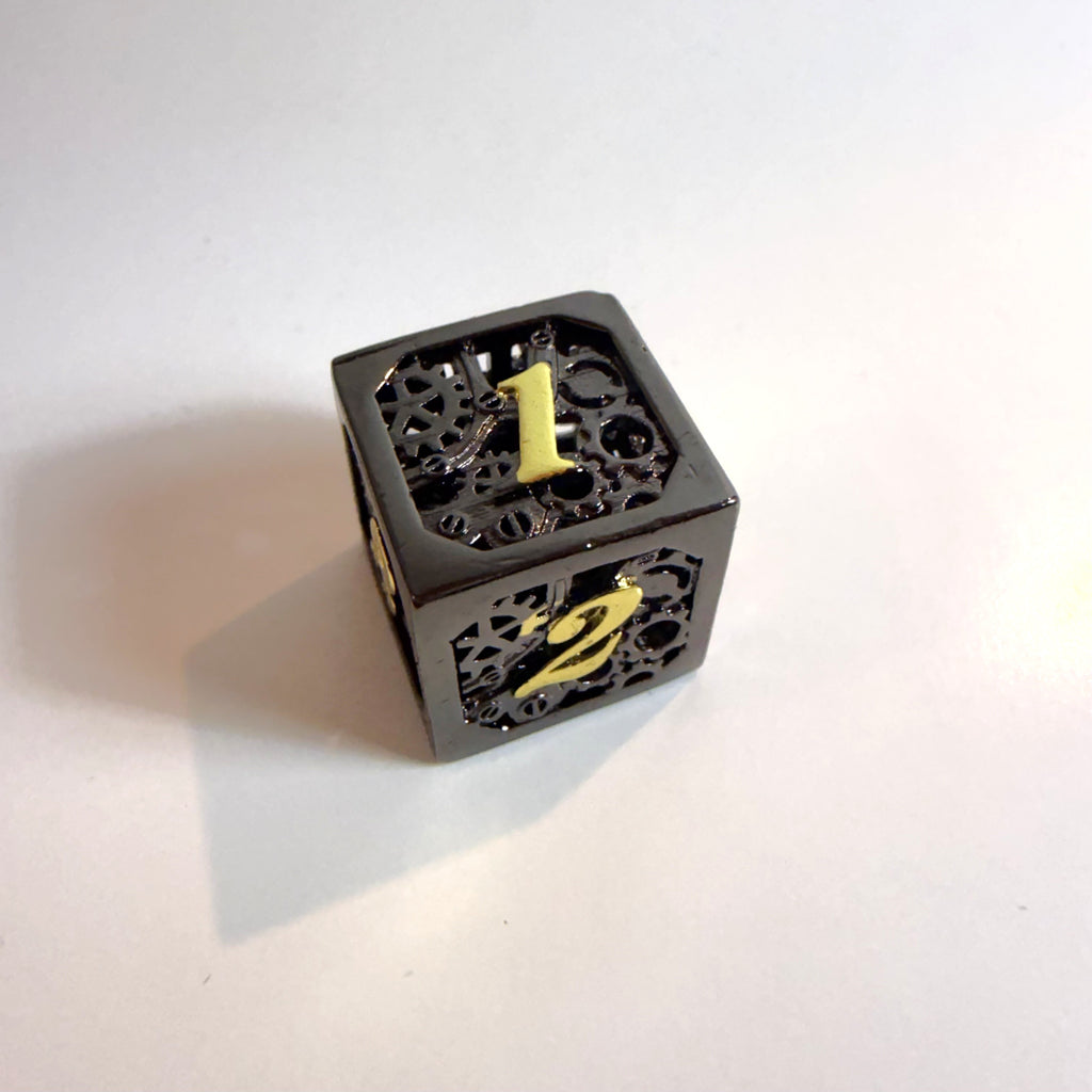 Clockwork Dominion Hollow Metal Dice Set