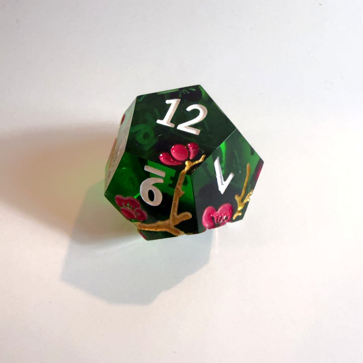 Spirit Blossom Sharp Edge Resin Dice Set
