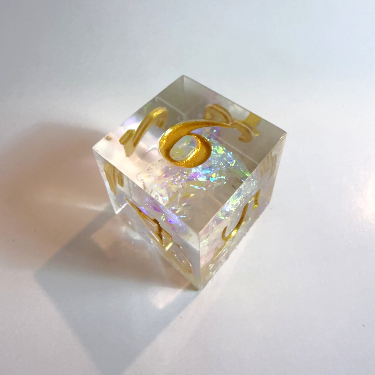 Prism Spark Sharp Edge Resin Dice Set