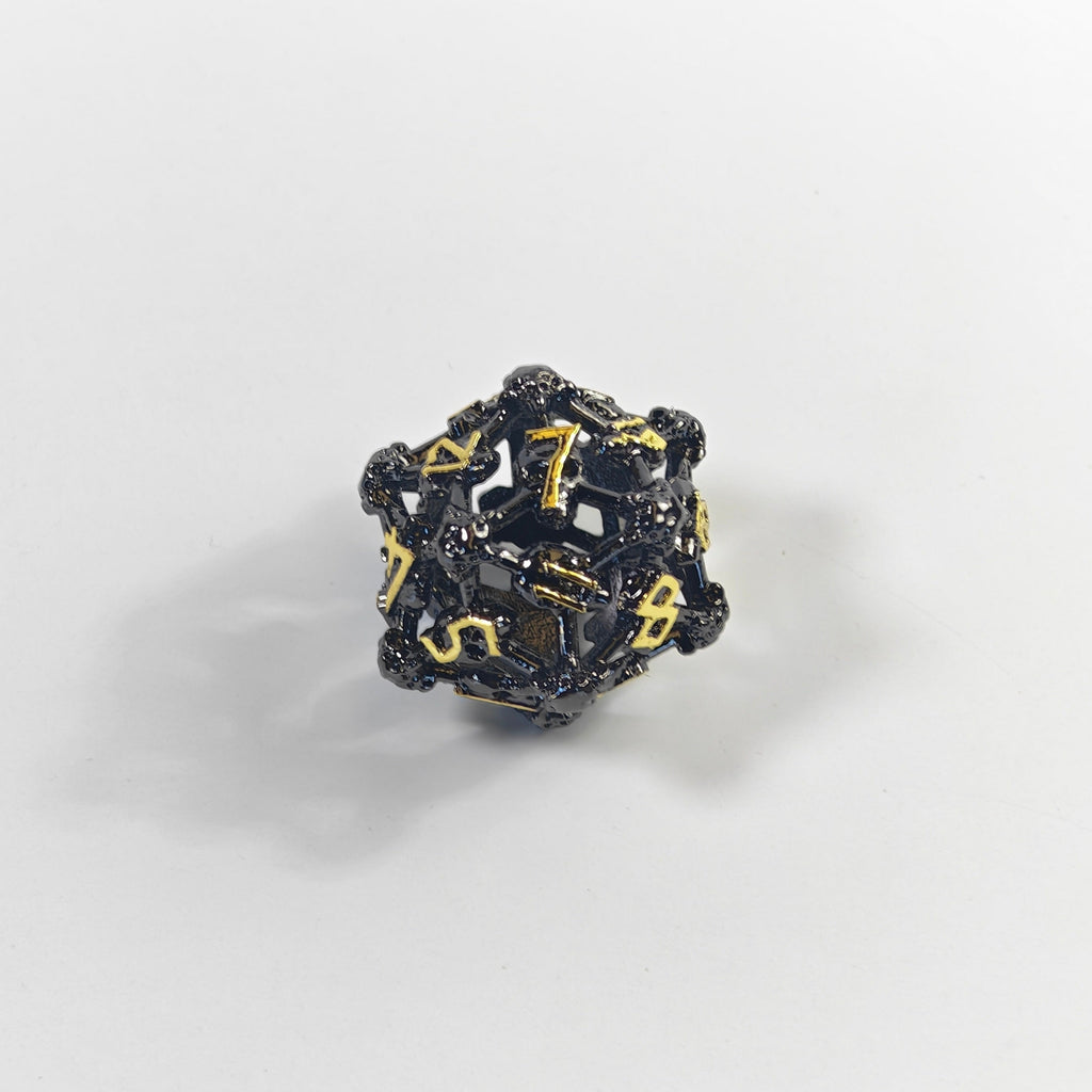 Death Bone Hollow Metal Dice Set