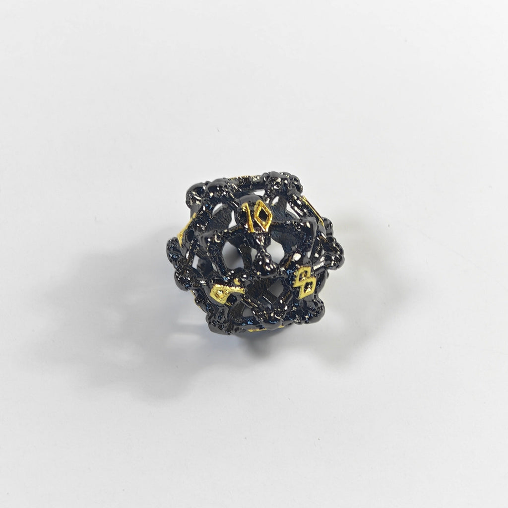 Death Bone Hollow Metal Dice Set