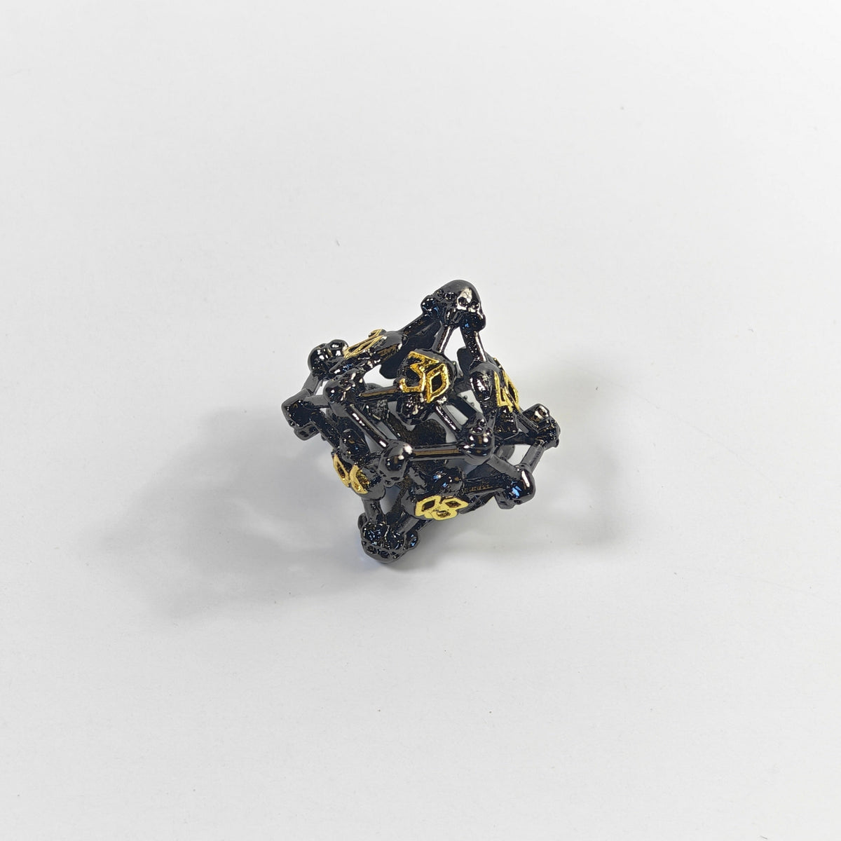 Death Bone Hollow Metal Dice Set
