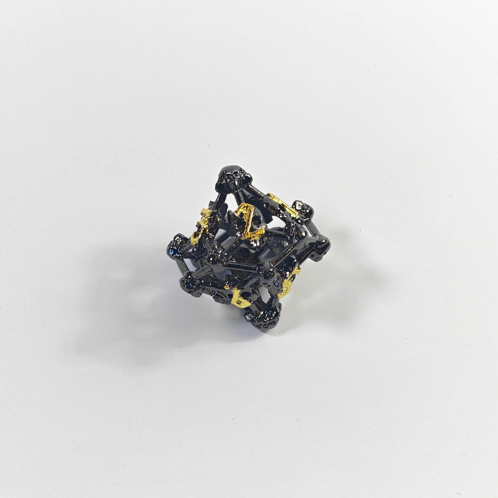 Death Bone Hollow Metal Dice Set
