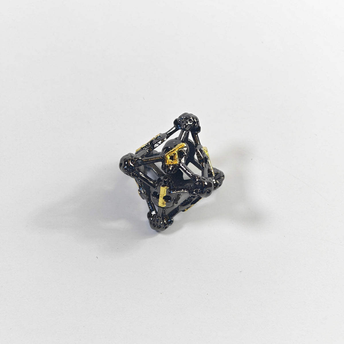 Death Bone Hollow Metal Dice Set