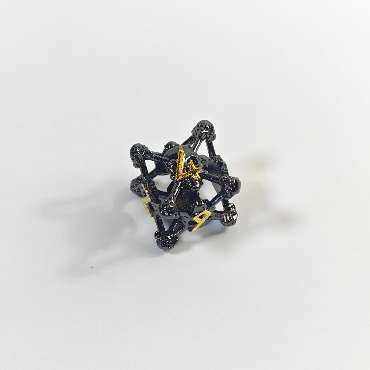 Death Bone Hollow Metal Dice Set