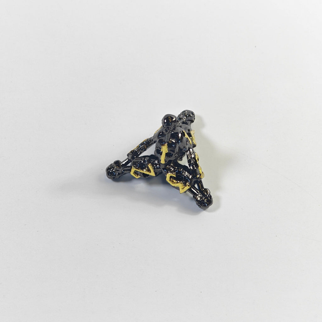 Death Bone Hollow Metal Dice Set