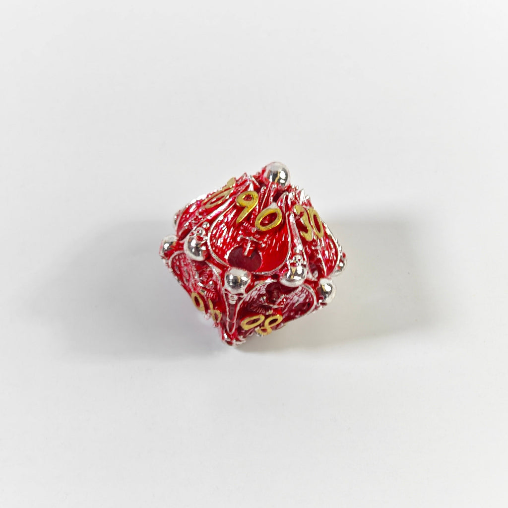 Dragon's Skull Hoard Hollow Metal Dice Set