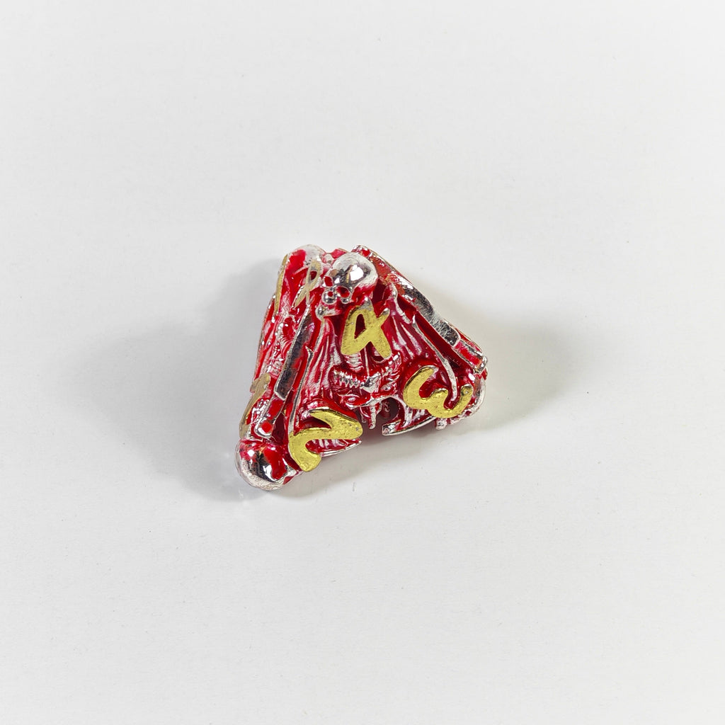 Dragon's Skull Hoard Hollow Metal Dice Set