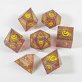 Bloodmoon Handmade Resin Dice Set