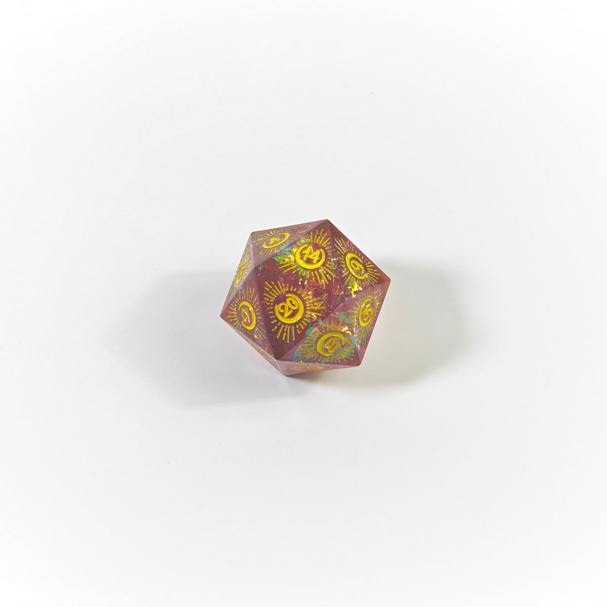 Bloodmoon Handmade Resin Dice Set