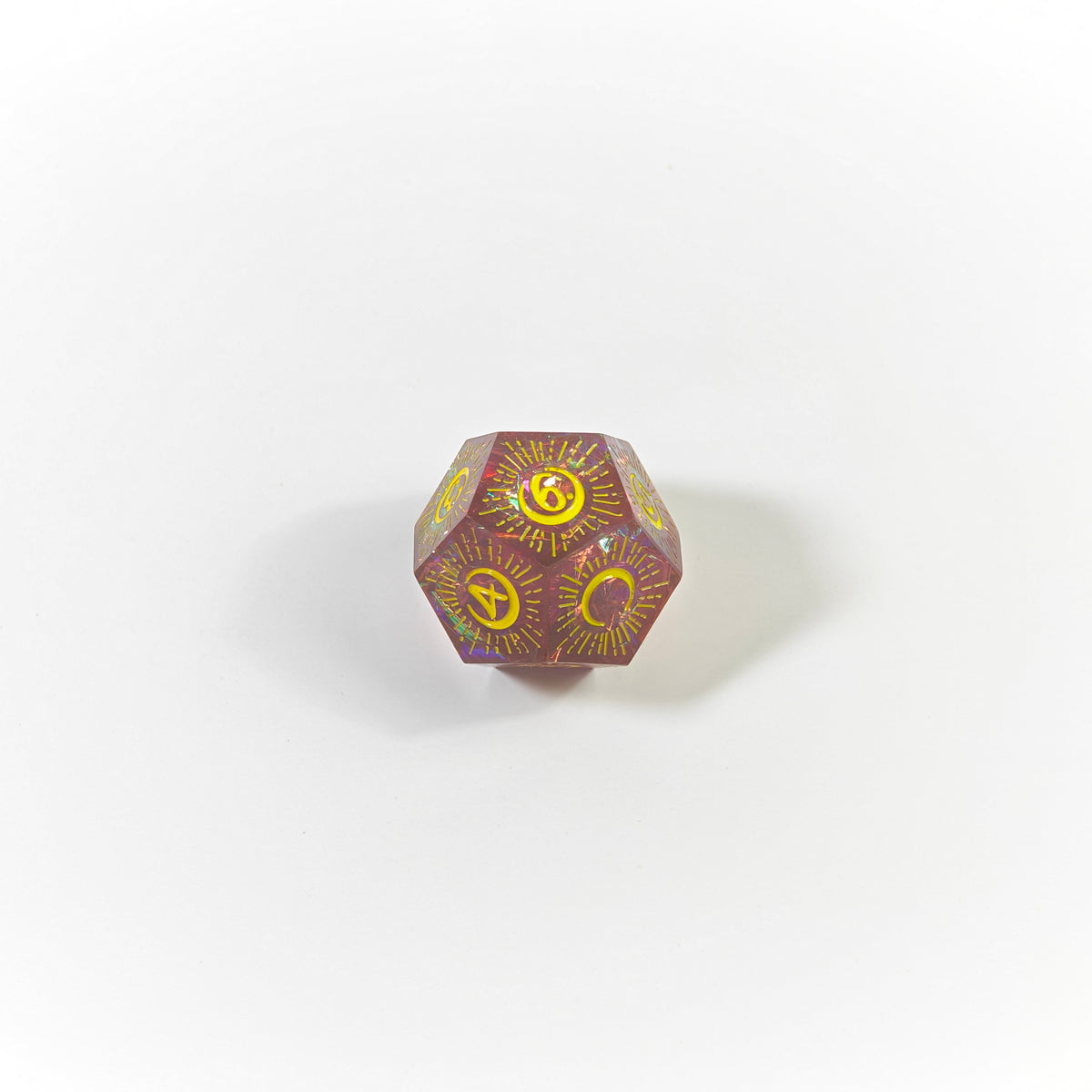 Bloodmoon Handmade Resin Dice Set