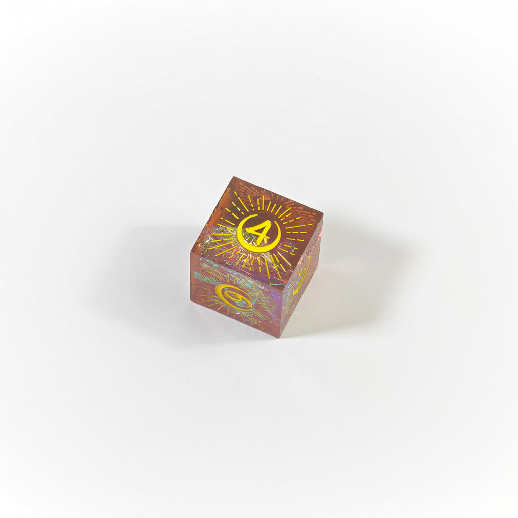 Bloodmoon Handmade Resin Dice Set