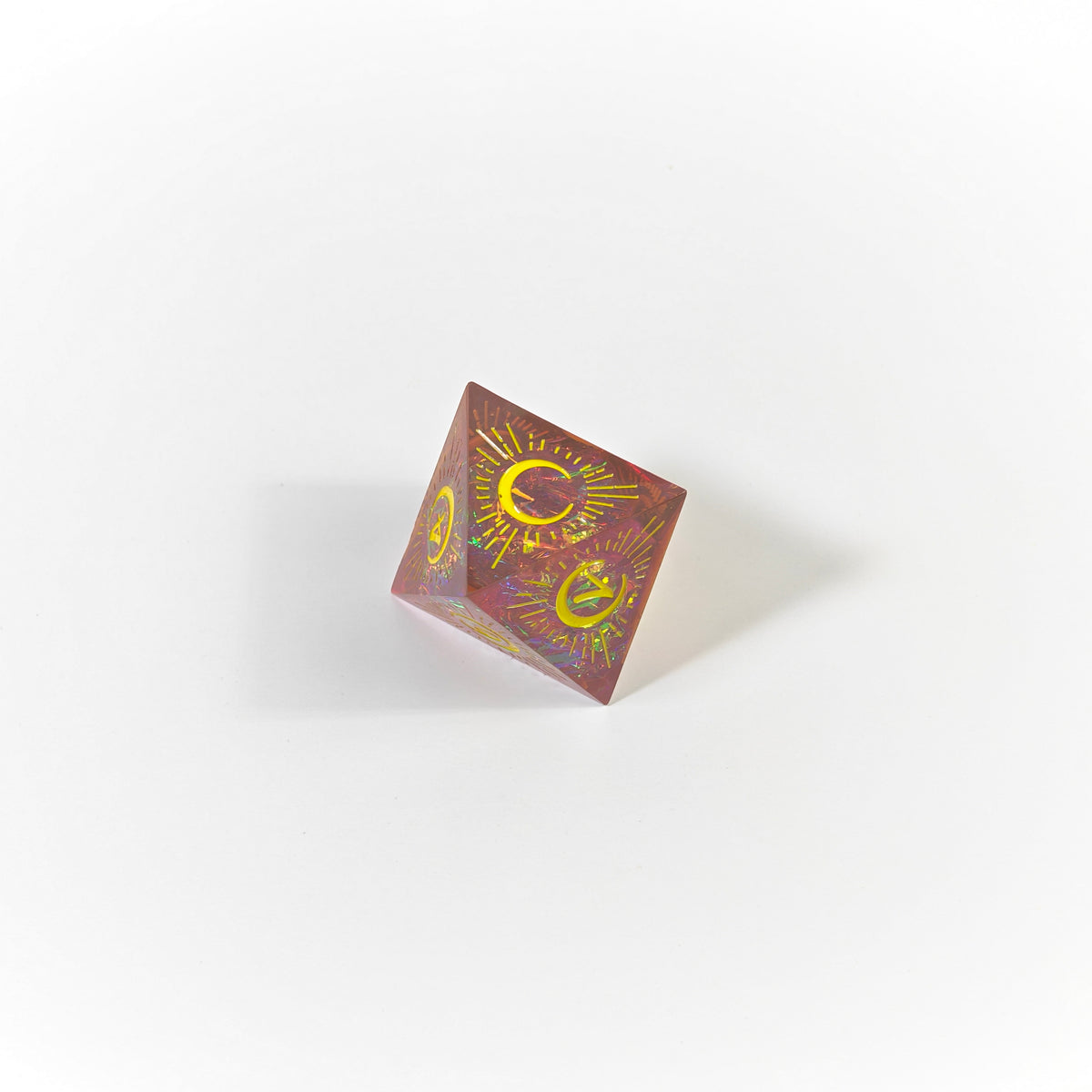Bloodmoon Handmade Resin Dice Set