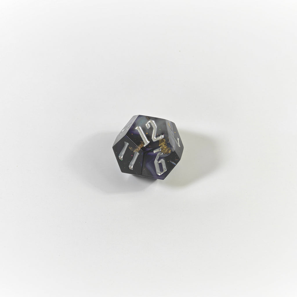 Cosmic Dust Sharp Edge Resin Dice Set