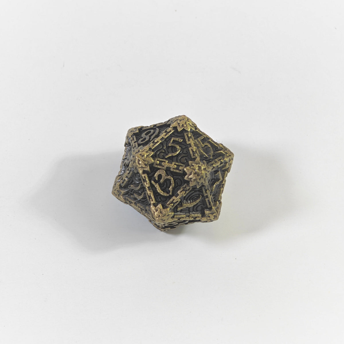 Ancient Dagger Solid Metal Dice Set