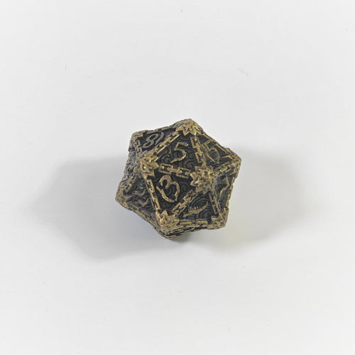 Ancient Dagger Solid Metal Dice Set