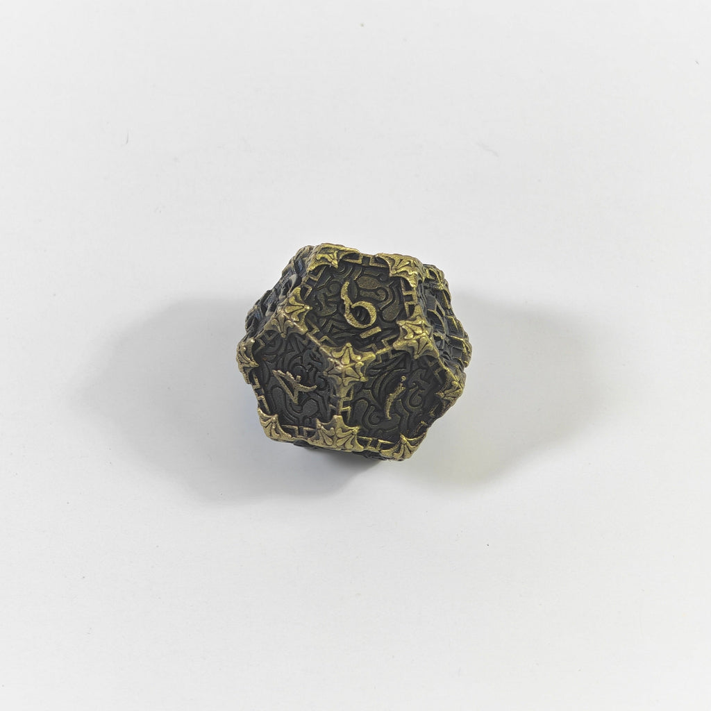 Ancient Dagger Solid Metal Dice Set