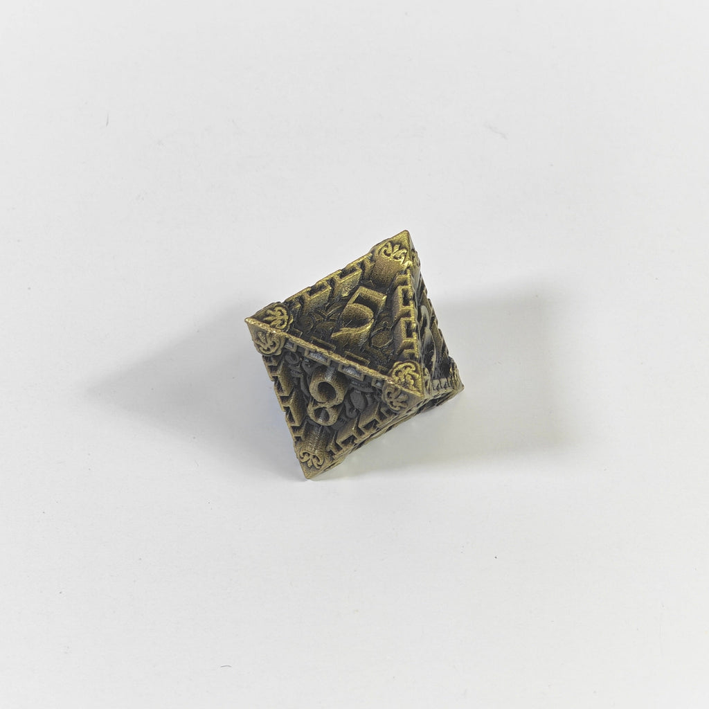 Ancient Dagger Solid Metal Dice Set