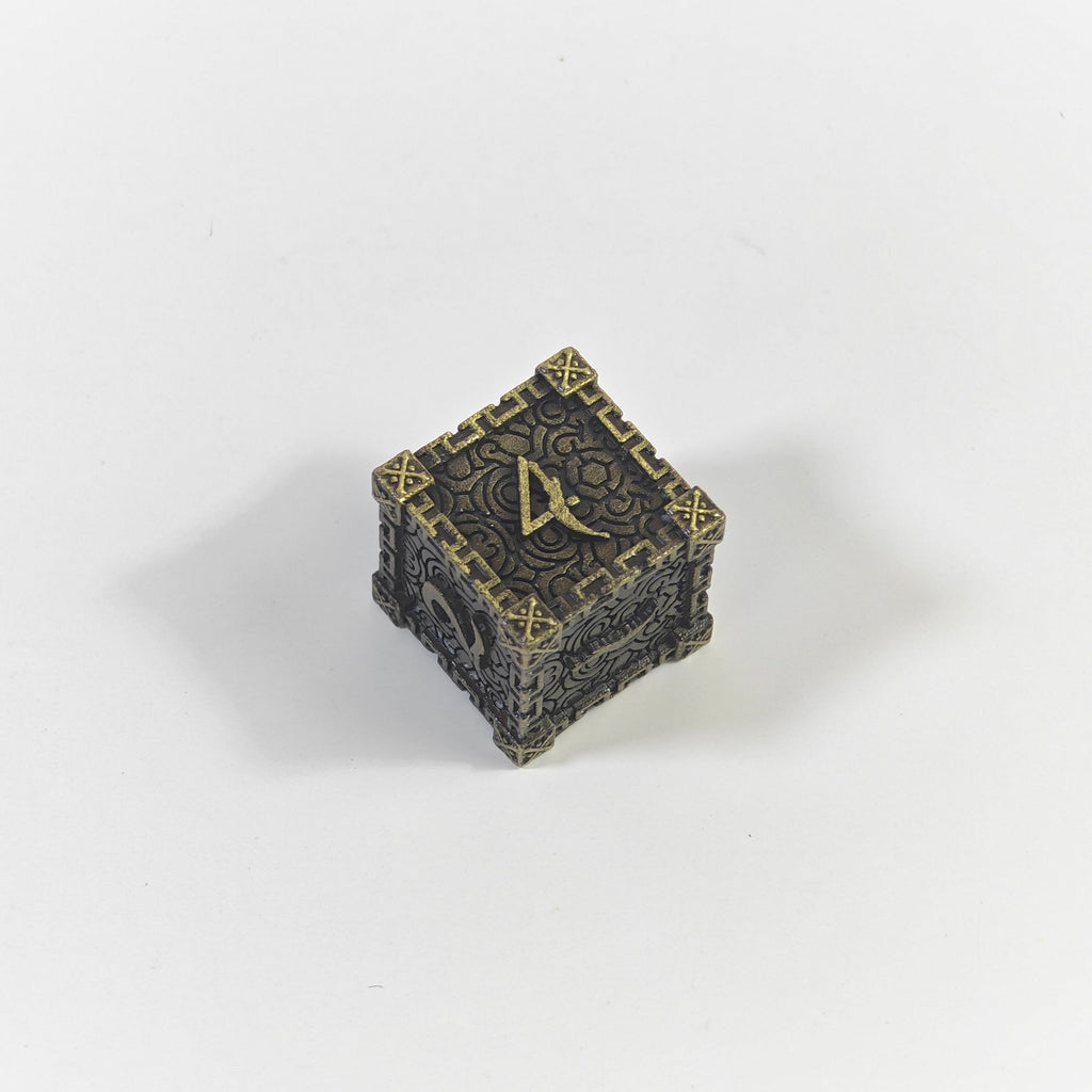 Ancient Dagger Solid Metal Dice Set