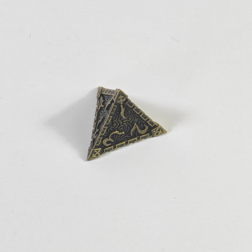 Ancient Dagger Solid Metal Dice Set
