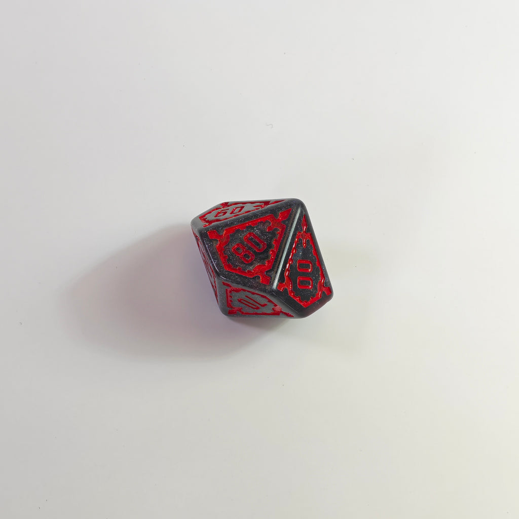 Bloodstone Chonk Acrylic Dice Set