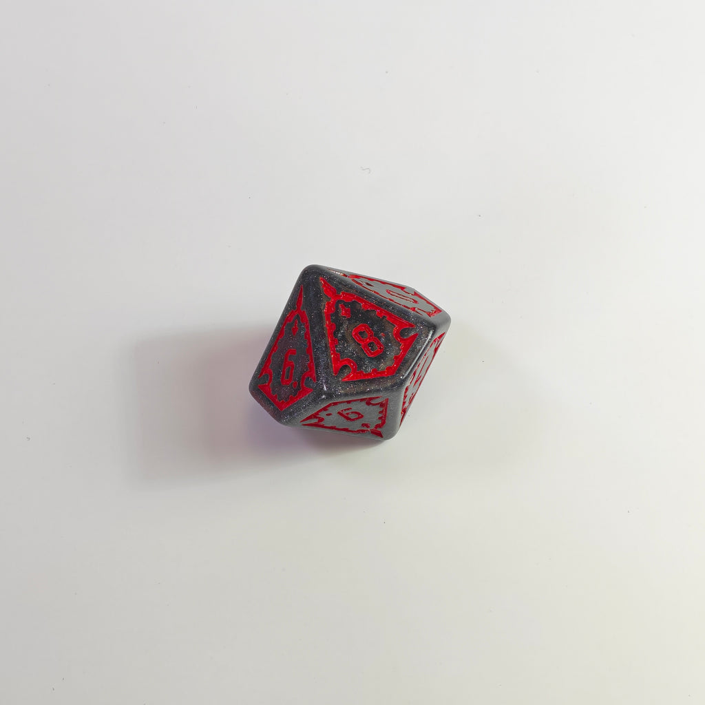 Bloodstone Chonk Acrylic Dice Set