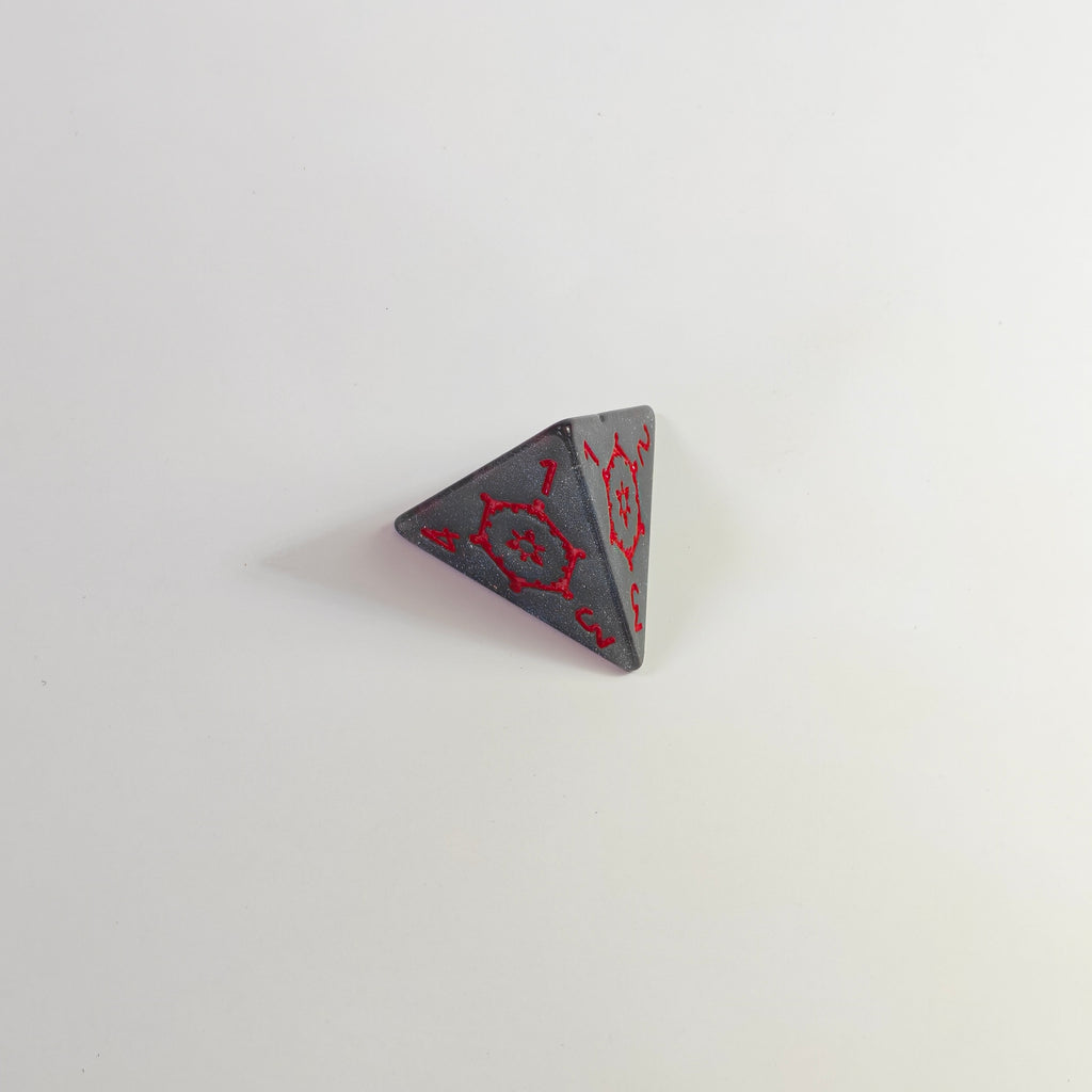 Bloodstone Chonk Acrylic Dice Set