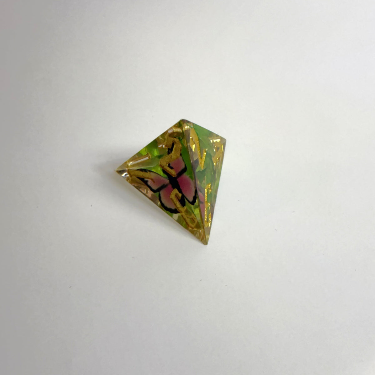Butterfly Handmade Resin Dice Set