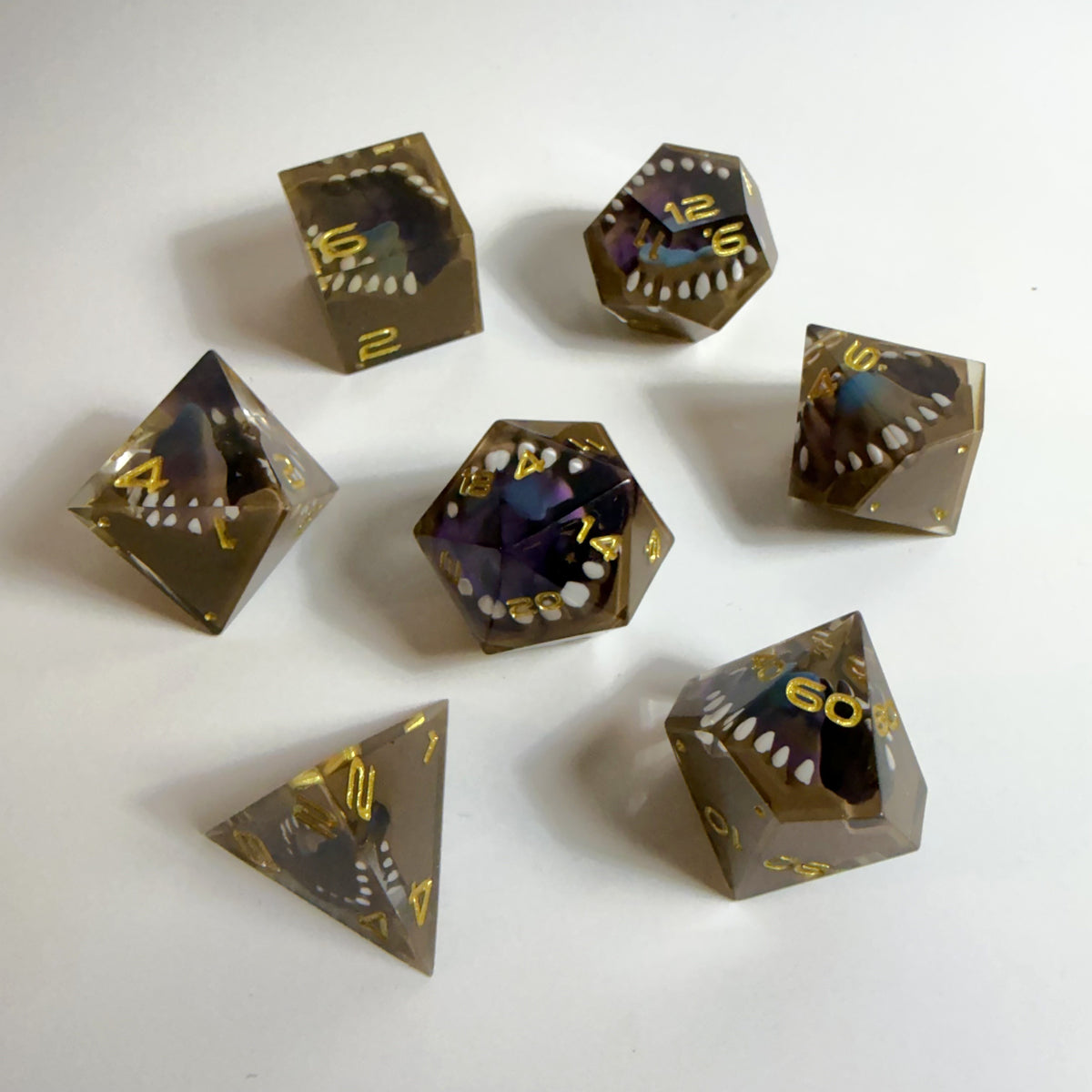 Mimic Handmade Resin Dice Set