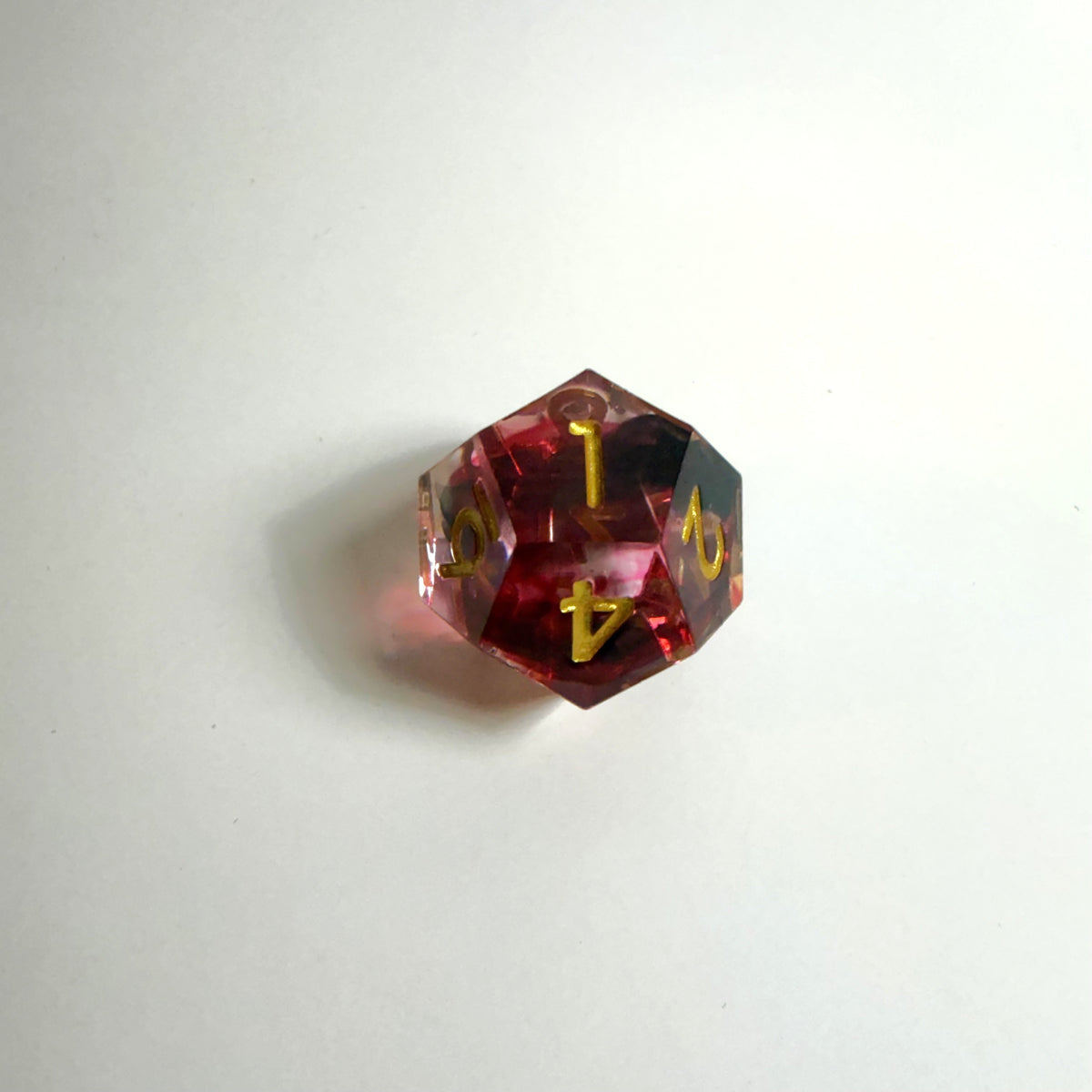 Blood Resin Sharpe Edge Resin Dice Set