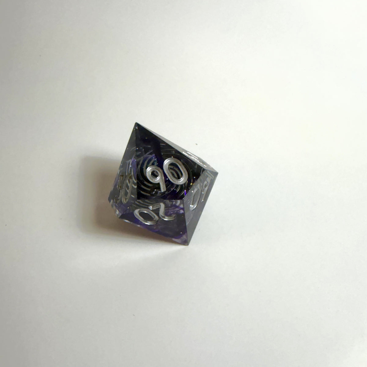 Galaxy Void Sharp Edge Resin Dice Set