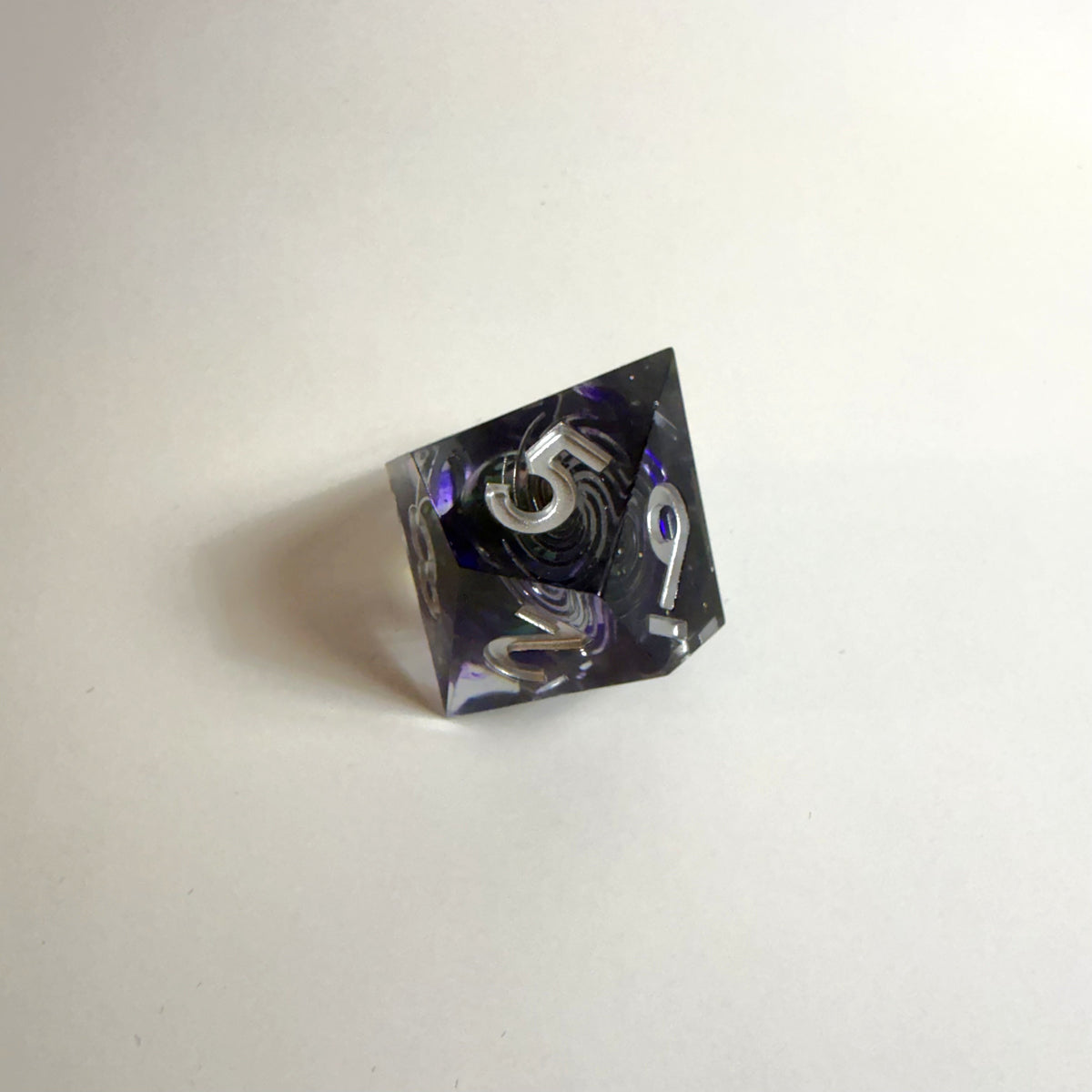 Galaxy Void Sharp Edge Resin Dice Set