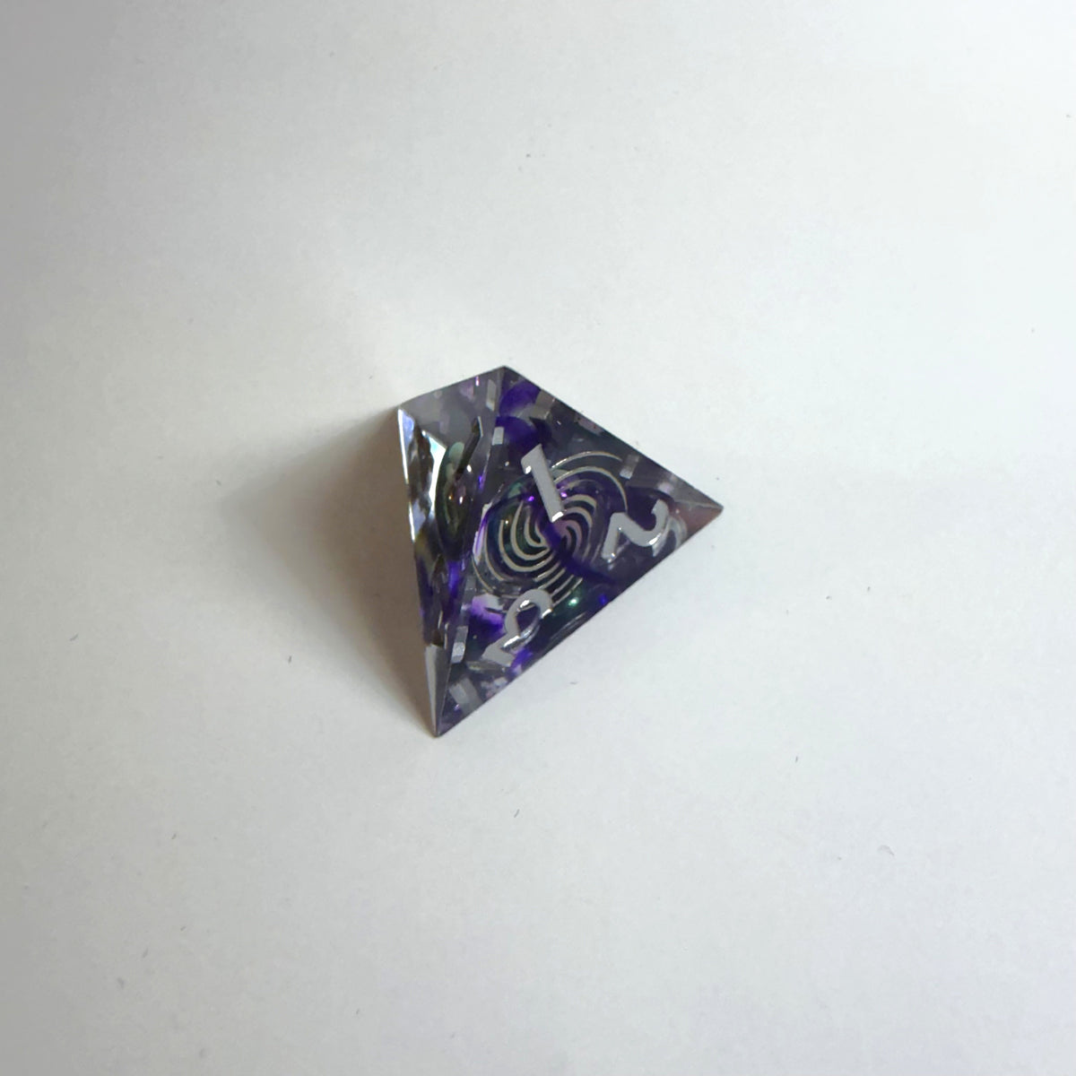 Galaxy Void Sharp Edge Resin Dice Set