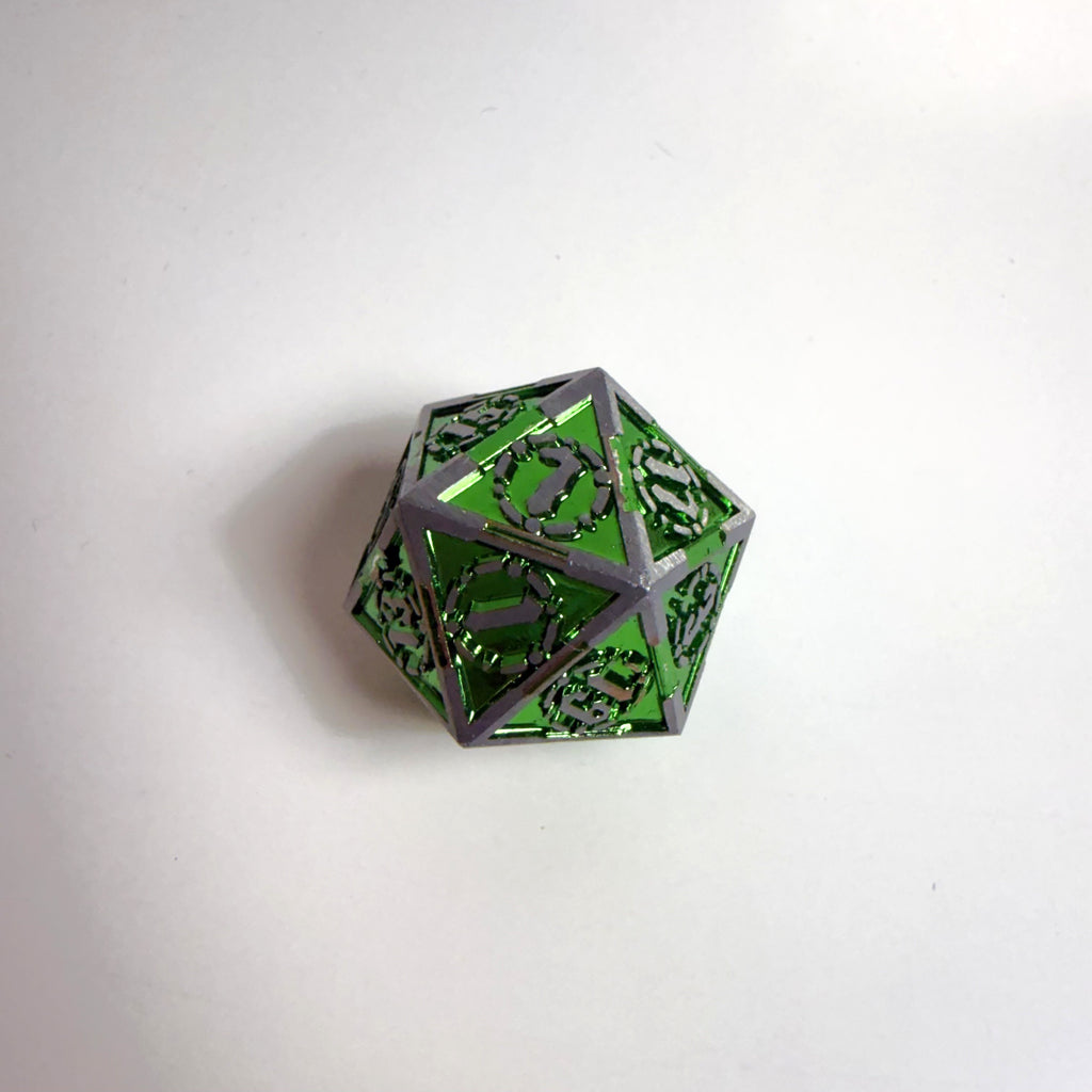 Exertus Mortis Solid Metal Dice Set