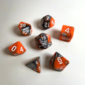 Lava Stone Acrylic Dice Set