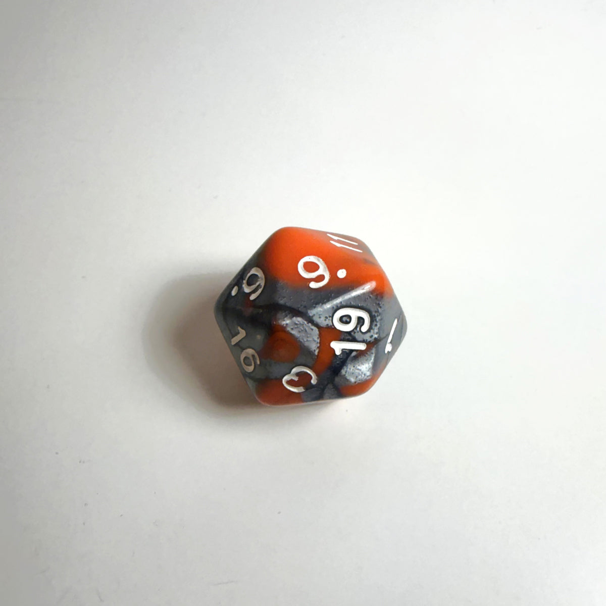 Lava Stone Acrylic Dice Set