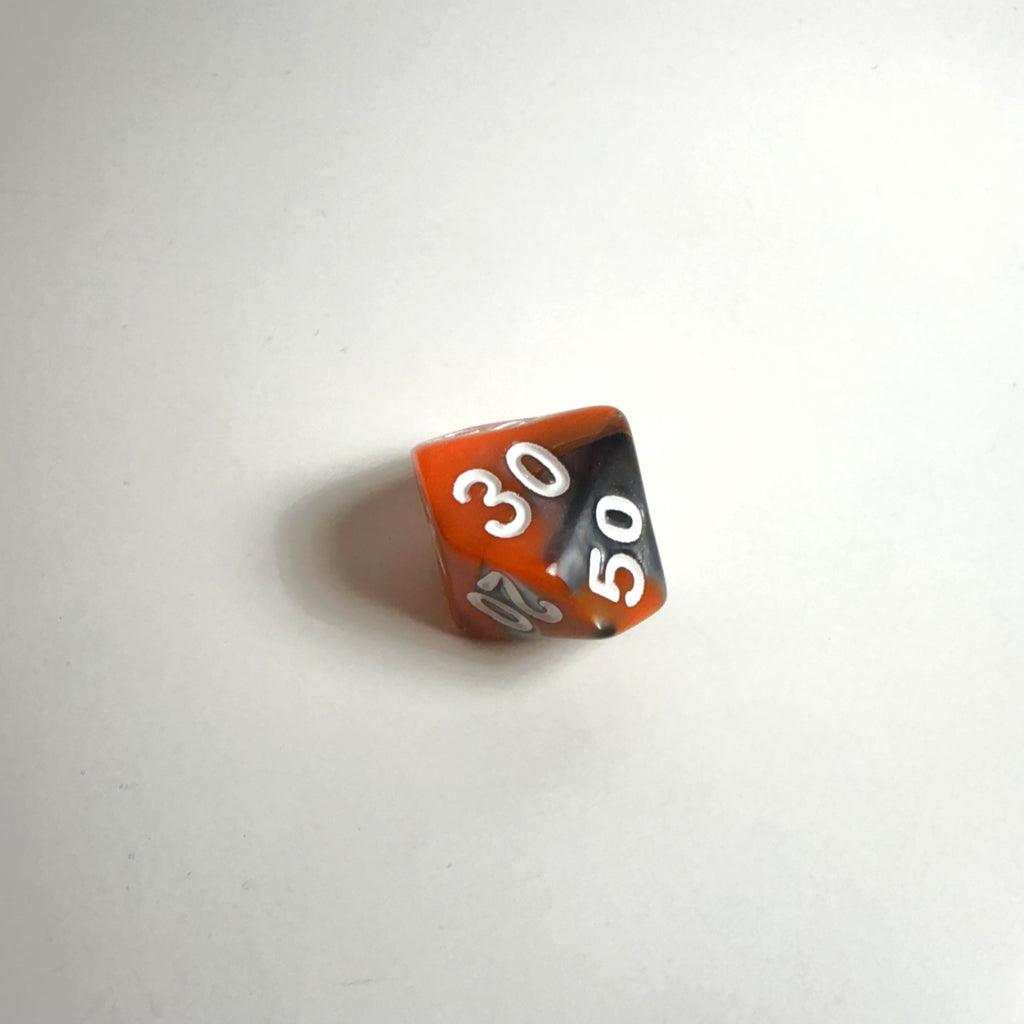 Lava Stone Acrylic Dice Set
