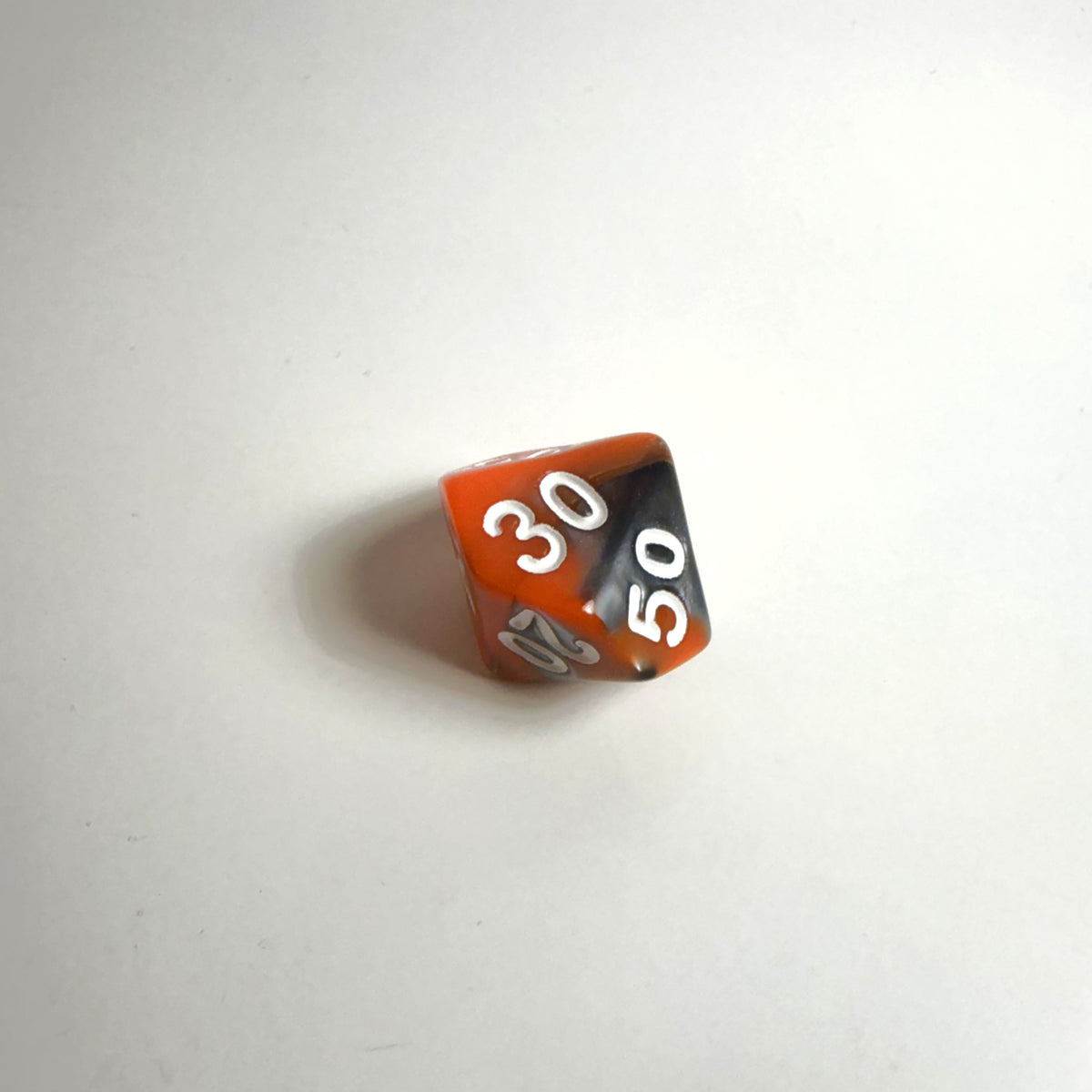 Lava Stone Acrylic Dice Set