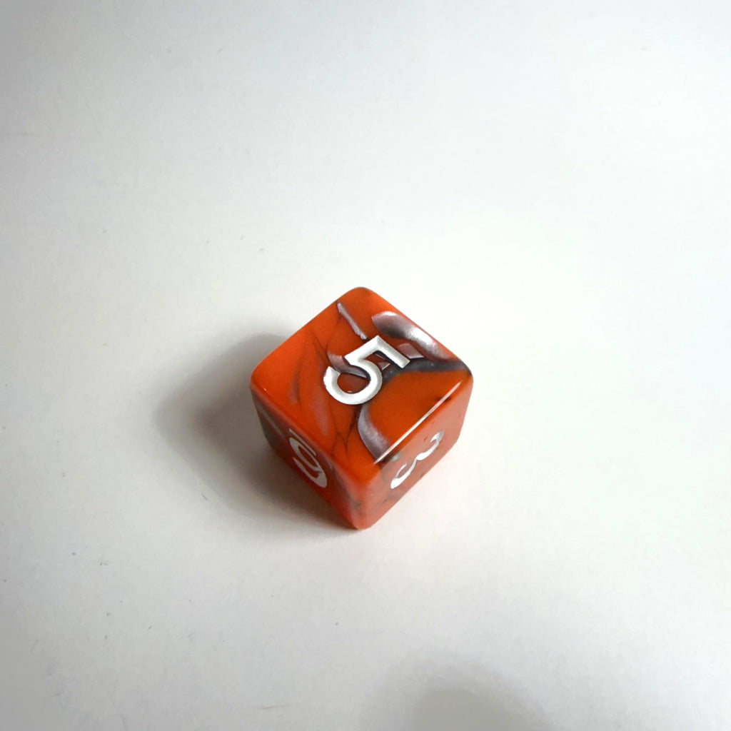 Lava Stone Acrylic Dice Set