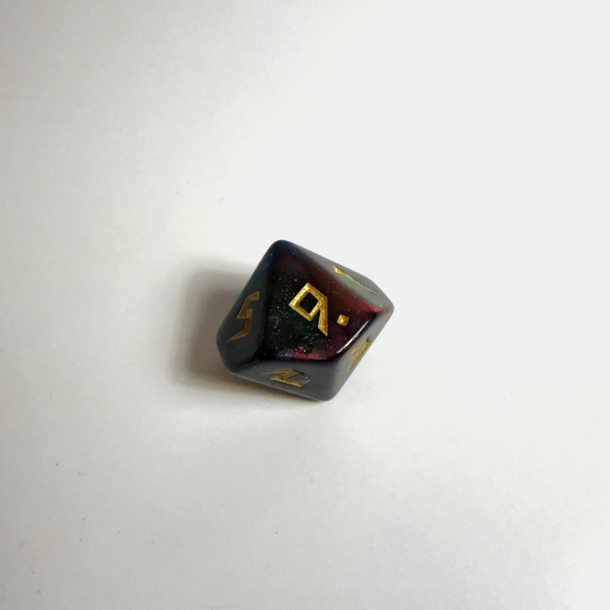 Galaxy Carved Acrylic Dice Set