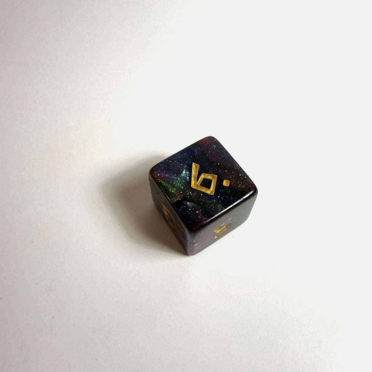 Galaxy Carved Acrylic Dice Set